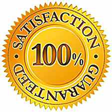 100% satisfaction style badge